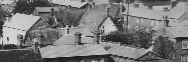 View looking north over rooftops